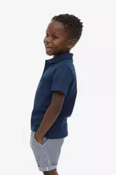 Хлопковые шорты H&M, бирюзовый