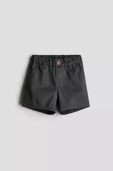 Хлопковые шорты H&M, серый