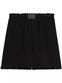 Хлопковые шорты Helmut Lang, черный