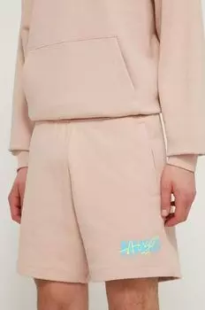 Хлопковые шорты Hugo, розовый