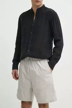 Хлопковые шорты Hugo, серый