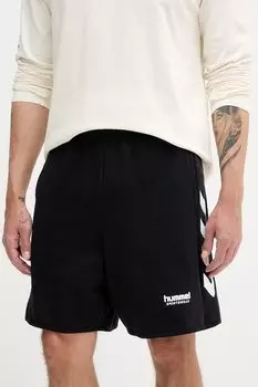 Хлопковые шорты Hummel, черный