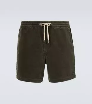 Хлопковые шорты из вельвета Polo Ralph Lauren, Dark Metal