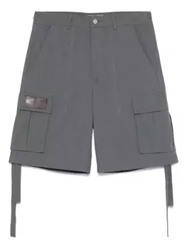 Хлопковые шорты-карго Carrer, серый