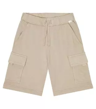 Хлопковые шорты карго Il Gufo, бежевый