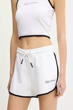 Хлопковые шорты Karl Lagerfeld Jeans, белый