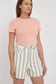 Хлопковые шорты Lee, бежевый