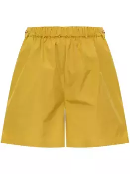 Хлопковые шорты MAX MARA, желтый