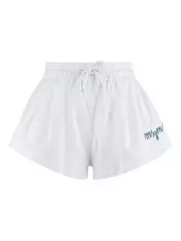 Хлопковые шорты MSGM, белый