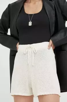 Хлопковые шорты Mustang, бежевый