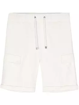 Хлопковые шорты на кулиске Peserico, белый