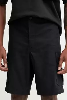 Хлопковые шорты Oakley, черный