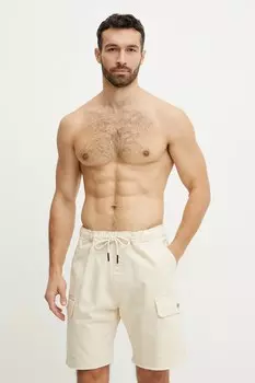 Хлопковые шорты OAS, бежевый