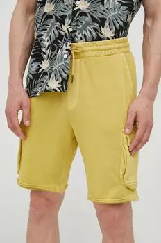 Хлопковые шорты Only & Sons, желтый