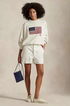 Хлопковые шорты Polo Ralph Lauren, бежевый