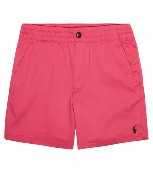Хлопковые шорты Polo Ralph Lauren, красный