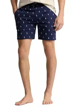 Хлопковые шорты Polo Ralph Lauren, темно-синий