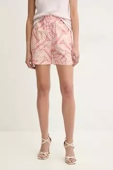 Хлопковые шорты PUJENI Silvian Heach, розовый