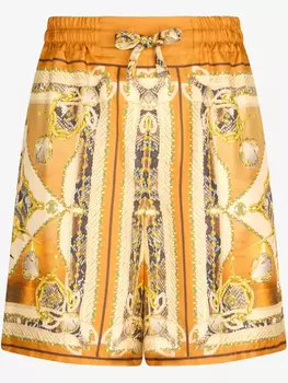 Хлопковые шорты Roberto Cavalli, оранжевый