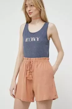Хлопковые шорты Roxy, оранжевый