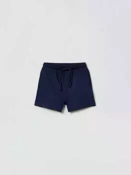 Хлопковые шорты с кулиской Fagottino, цвет navy blue