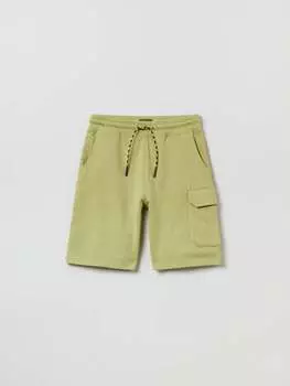 Хлопковые шорты с кулиской Ovs, цвет pistachio green