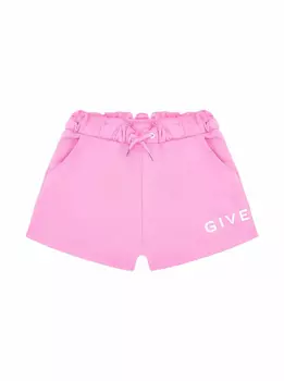 Хлопковые шорты с логотипом Givenchy