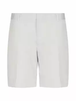 Хлопковые шорты с логотипом Off-White, серый