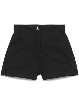 Хлопковые шорты с высокой талией Patrizia Pepe, черный