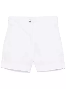 Хлопковые шорты с высокой талией Patrizia Pepe, белый