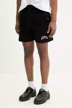 Хлопковые шорты Sprayground, черный