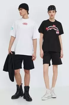 Хлопковые шорты Sprayground, черный