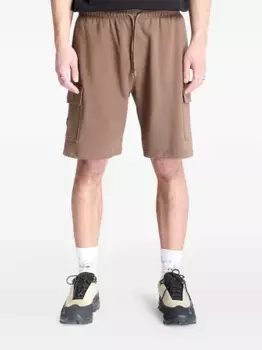 Хлопковые шорты The North Face, коричневый