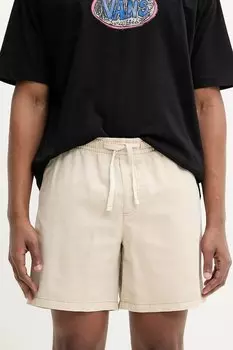 Хлопковые шорты Tommy Jeans, бежевый