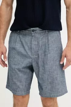 Хлопковые шорты United Colors Of Benetton, синий