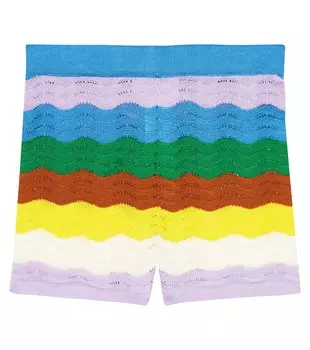 Хлопковые шорты вязки "пуантель" Paade Mode, разноцветный