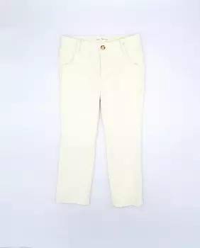 Хлопковые штаны для мальчика цвета экрю. Fina Ejerique, сырой