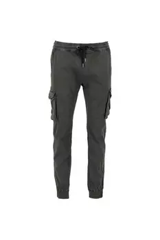 Хлопковые спортивные брюки Alpha Industries, серый