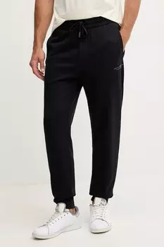 Хлопковые спортивные брюки Armani Exchange, темно-синий