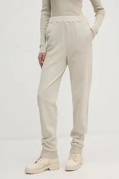 Хлопковые спортивные брюки Calvin Klein Jeans, зеленый