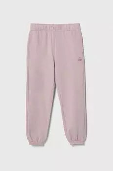 Хлопковые спортивные брюки Disney Children/Axe United Colors of Benetton, фиолетовый
