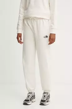 Хлопковые спортивные брюки Essential Jogger The North Face, бежевый