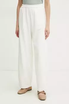 Хлопковые спортивные брюки Forte Forte, белый