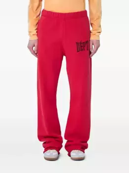 Хлопковые спортивные брюки GALLERY DEPT., красный