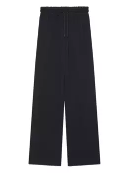 Хлопковые спортивные брюки GCDS, черный