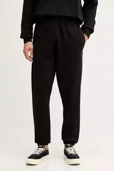 Хлопковые спортивные брюки Kenzo, черный