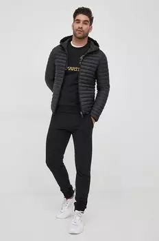 Хлопковые спортивные брюки La Martina, черный