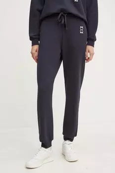 Хлопковые спортивные брюки Pinko, темно-синий