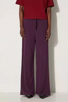Хлопковые спортивные брюки Puma BETTER CLASSIC, фиолетовый