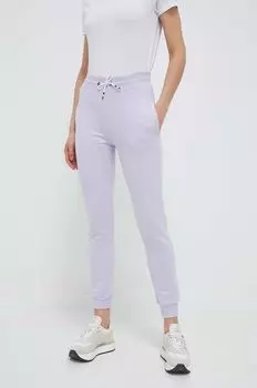 Хлопковые спортивные брюки Rossignol, фиолетовый
